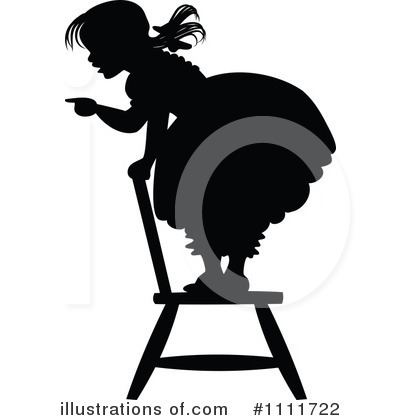 Royalty-Free (RF) Girl Clipart Illustration by Prawny Vintage - Stock Sample #1111722