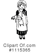 Girl Clipart #1115365 by Prawny Vintage