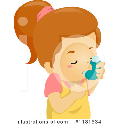Asthma Clipart #1046475 - Illustration by toonaday