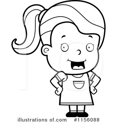 Royalty-Free (RF) Girl Clipart Illustration by Cory Thoman - Stock Sample #1156088