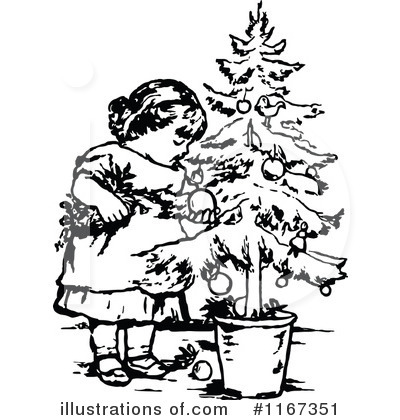 Christmas Tree Clipart #1167351 by Prawny Vintage