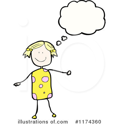 Royalty-Free (RF) Girl Clipart Illustration by lineartestpilot - Stock Sample #1174360