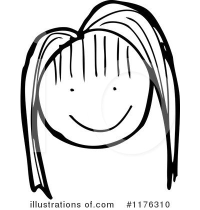 Royalty-Free (RF) Girl Clipart Illustration by lineartestpilot - Stock Sample #1176310