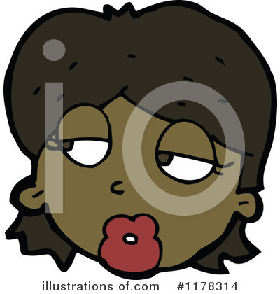 African American Girl Clipart #1178314 by lineartestpilot