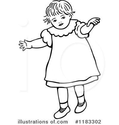 Royalty-Free (RF) Girl Clipart Illustration by Prawny - Stock Sample #1183302