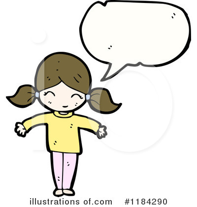 Royalty-Free (RF) Girl Clipart Illustration by lineartestpilot - Stock Sample #1184290