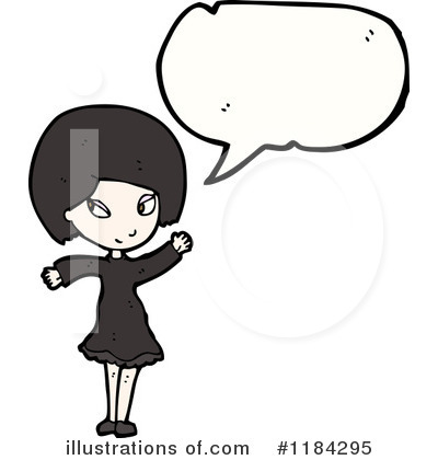 Royalty-Free (RF) Girl Clipart Illustration by lineartestpilot - Stock Sample #1184295