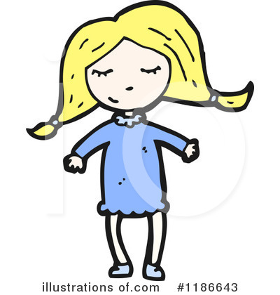 Royalty-Free (RF) Girl Clipart Illustration by lineartestpilot - Stock Sample #1186643
