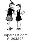 Girl Clipart #1203207 by Prawny Vintage