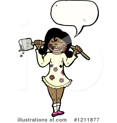 Royalty-Free (RF) Girl Clipart Illustration by lineartestpilot - Stock Sample #1211877