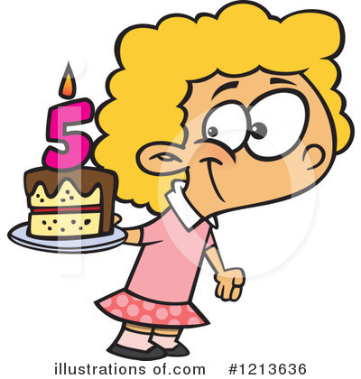 Royalty-Free (RF) Girl Clipart Illustration by toonaday - Stock Sample #1213636