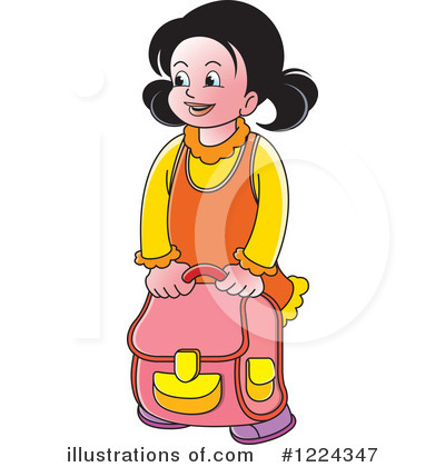 Royalty-Free (RF) Girl Clipart Illustration by Lal Perera - Stock Sample #1224347