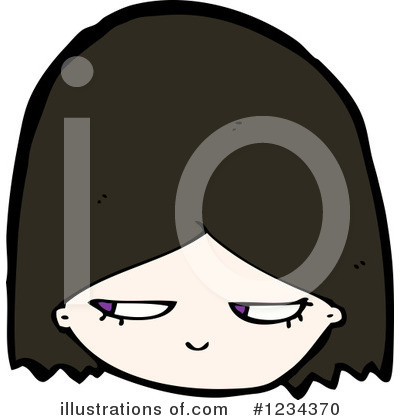 Royalty-Free (RF) Girl Clipart Illustration by lineartestpilot - Stock Sample #1234370