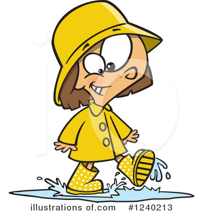Raincoat Clipart #1240213 by toonaday