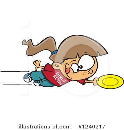 Frisbee Clipart #1240217 by toonaday