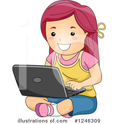 Typing Clipart #1246309 by BNP Design Studio