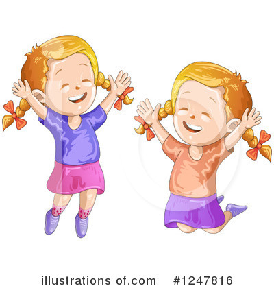 Royalty-Free (RF) Girl Clipart Illustration by merlinul - Stock Sample #1247816