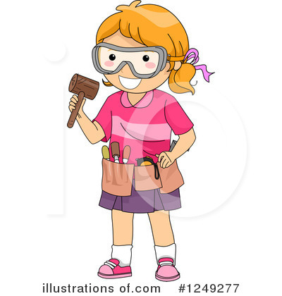 Royalty-Free (RF) Girl Clipart Illustration by BNP Design Studio - Stock Sample #1249277