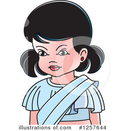 Royalty-Free (RF) Girl Clipart Illustration by Lal Perera - Stock Sample #1257644