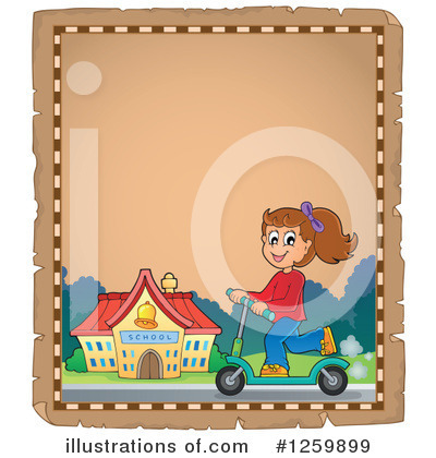 Royalty-Free (RF) Girl Clipart Illustration by visekart - Stock Sample #1259899