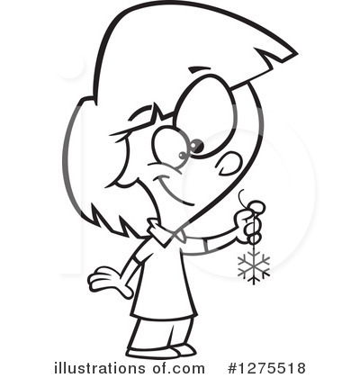 Royalty-Free (RF) Girl Clipart Illustration by toonaday - Stock Sample #1275518