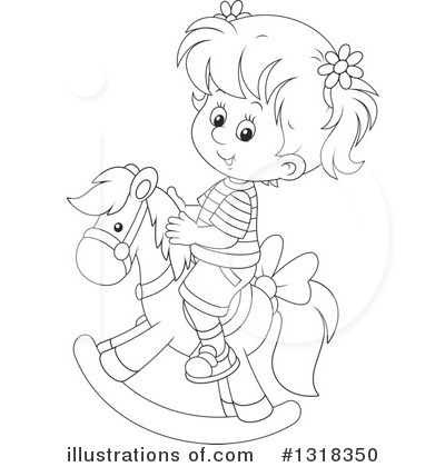 Royalty-Free (RF) Girl Clipart Illustration by Alex Bannykh - Stock Sample #1318350