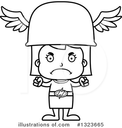 Royalty-Free (RF) Girl Clipart Illustration by Cory Thoman - Stock Sample #1323665