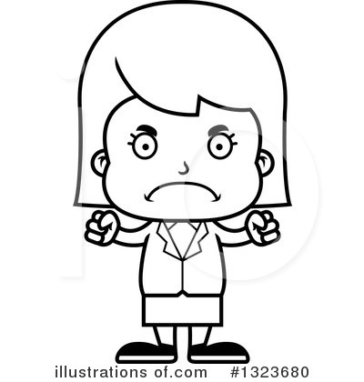 Royalty-Free (RF) Girl Clipart Illustration by Cory Thoman - Stock Sample #1323680