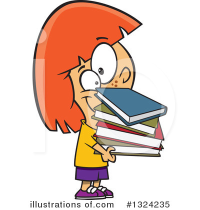 Books Clipart #1324235 by toonaday