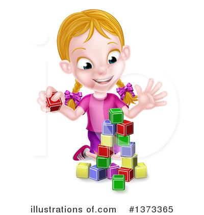 Girl Clipart #1373365 by AtStockIllustration