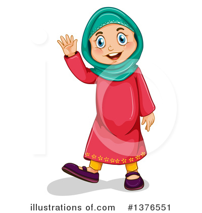 Muslim Woman Clipart #1138844 - Illustration by Graphics RF
