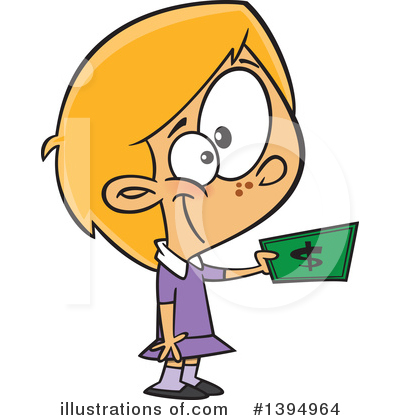 Royalty-Free (RF) Girl Clipart Illustration by toonaday - Stock Sample #1394964