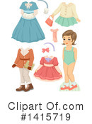 Girl Clipart #1415719 by BNP Design Studio