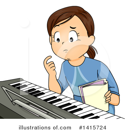 Piano Keyboard Clipart #1415724 by BNP Design Studio