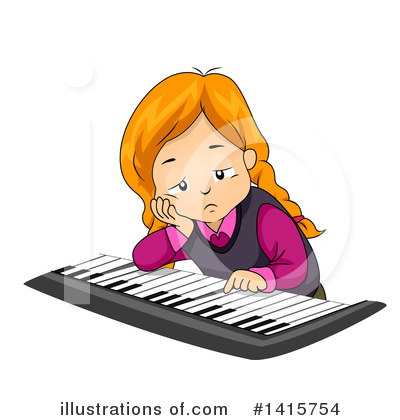 Piano Keyboard Clipart #1415754 by BNP Design Studio