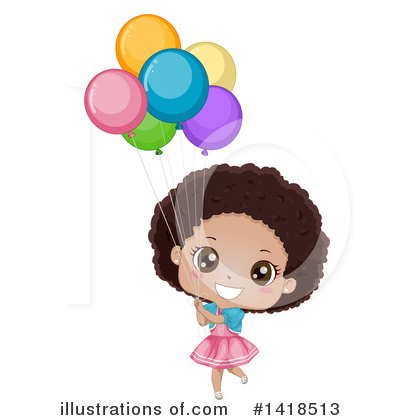 Party Balloon Clipart #1418513 by BNP Design Studio