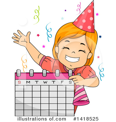 Birthday Girl Clipart #1418525 by BNP Design Studio