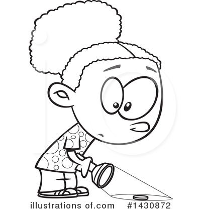 Royalty-Free (RF) Girl Clipart Illustration by toonaday - Stock Sample #1430872