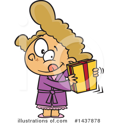 Birthday Gift Clipart #1437878 by toonaday