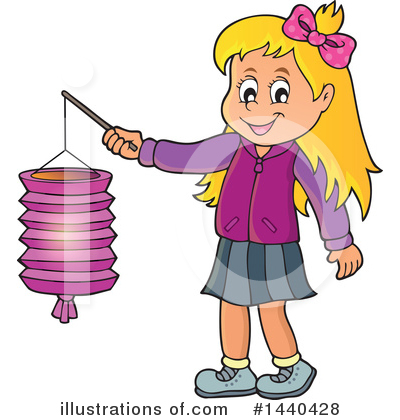 Royalty-Free (RF) Girl Clipart Illustration by visekart - Stock Sample #1440428