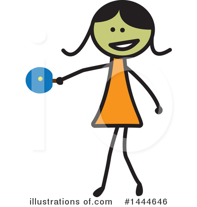 Royalty-Free (RF) Girl Clipart Illustration by ColorMagic - Stock Sample #1444646