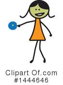 Girl Clipart #1444646 by ColorMagic