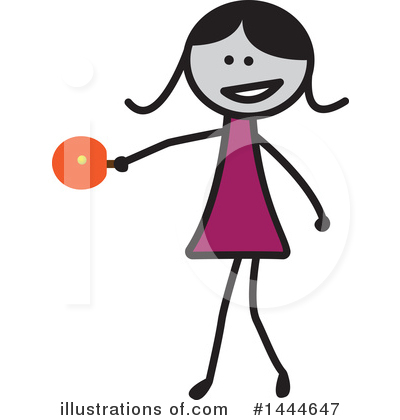 Royalty-Free (RF) Girl Clipart Illustration by ColorMagic - Stock Sample #1444647