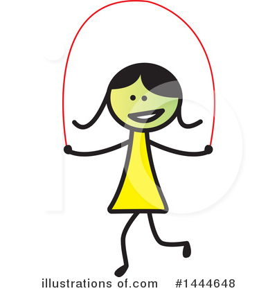 Royalty-Free (RF) Girl Clipart Illustration by ColorMagic - Stock Sample #1444648
