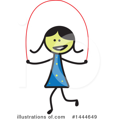 Royalty-Free (RF) Girl Clipart Illustration by ColorMagic - Stock Sample #1444649