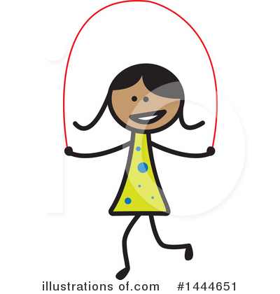 Royalty-Free (RF) Girl Clipart Illustration by ColorMagic - Stock Sample #1444651
