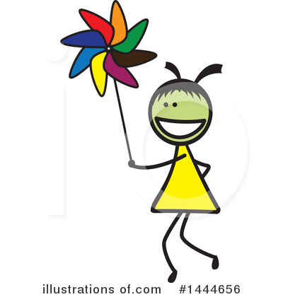 Royalty-Free (RF) Girl Clipart Illustration by ColorMagic - Stock Sample #1444656