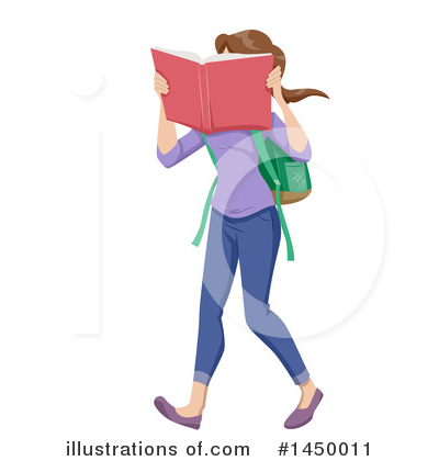 Bookworm Clipart #1450011 by BNP Design Studio