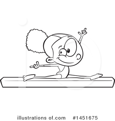 Balance Beam Clipart #1451675 by toonaday