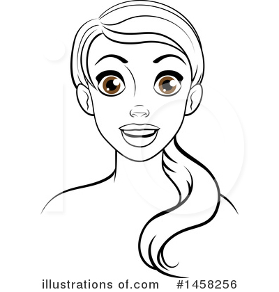 Royalty-Free (RF) Girl Clipart Illustration by AtStockIllustration - Stock Sample #1458256